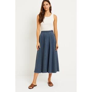 Gracia womens Classic Denim Skirt size Small